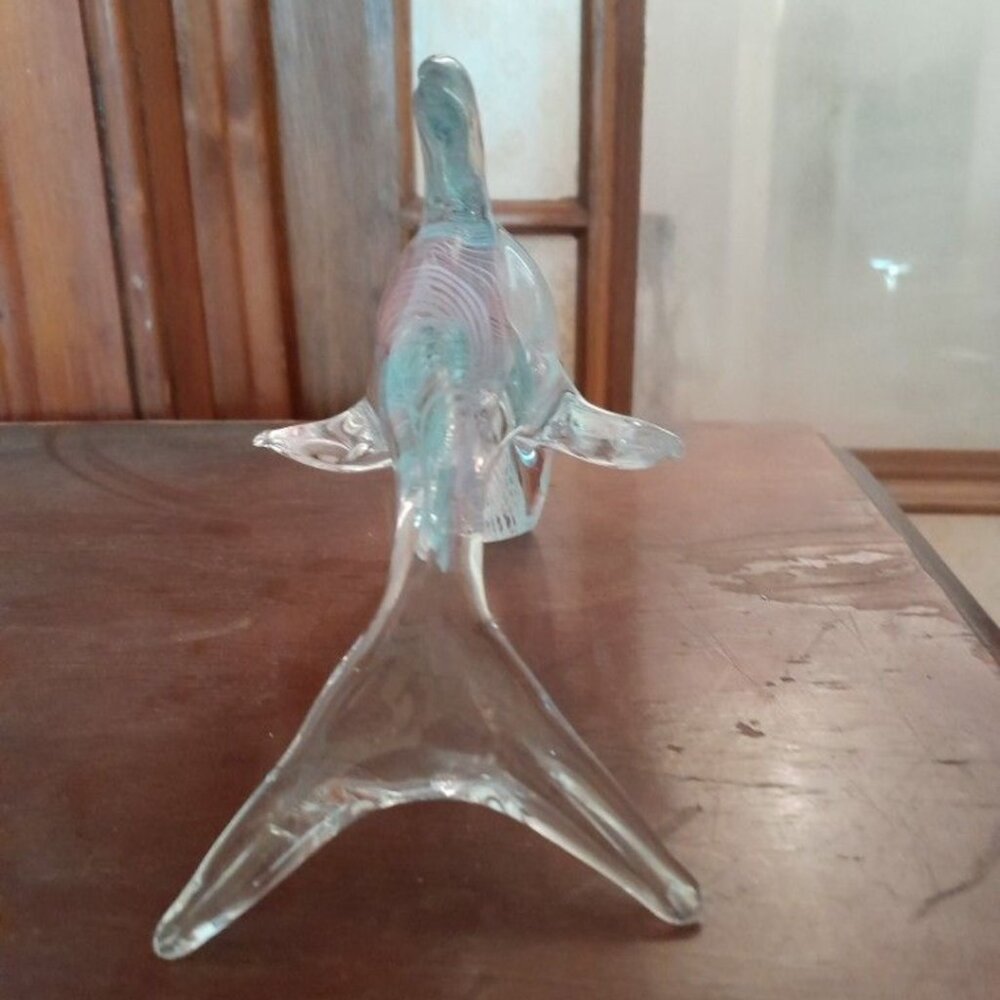 Glass Dolphin Figurine: Murano, Italy - Picture 4 of 5